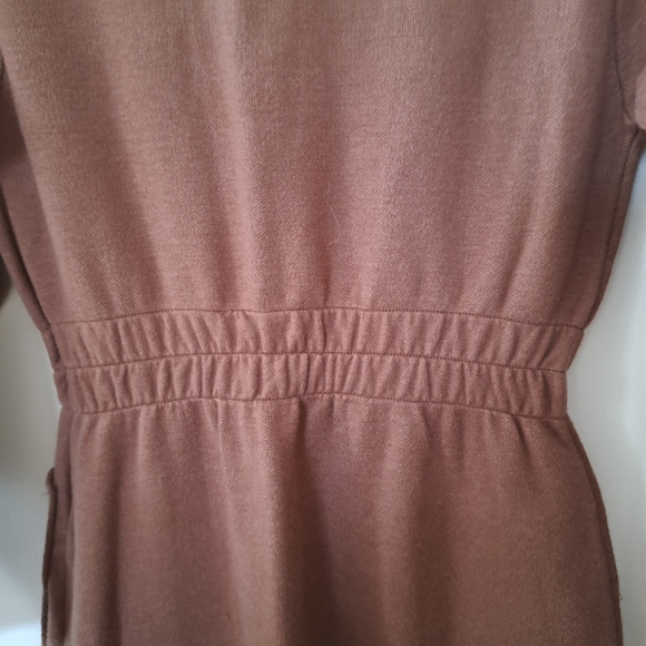 Zara Brown Knit dress with adjustable belt - Picture 5 of 6